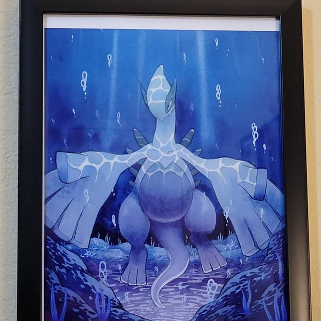 セットL⭐️ ポケモン色紙ART ⭐️ Lugia 当時物　新古品　ミニ色紙 4点セット】ポケモン ART色紙 ミニ色紙 当時物 ピカチュウ