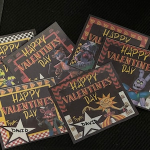 FNAF bookmark Security Breach Party Favors book marks Five - Etsy Nederland