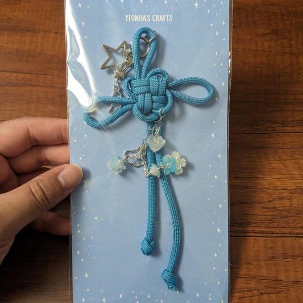 Lucky Knot Keychain Lucky Knot Bag Charm Etsy