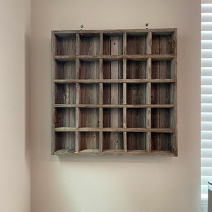 Extra Large 36 Cubby Hole Reclaimed Wood Wall Cubbies - Etsy