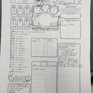 Dnd 5e New Players Cheat Sheet : Beginners Quick Reference - Etsy