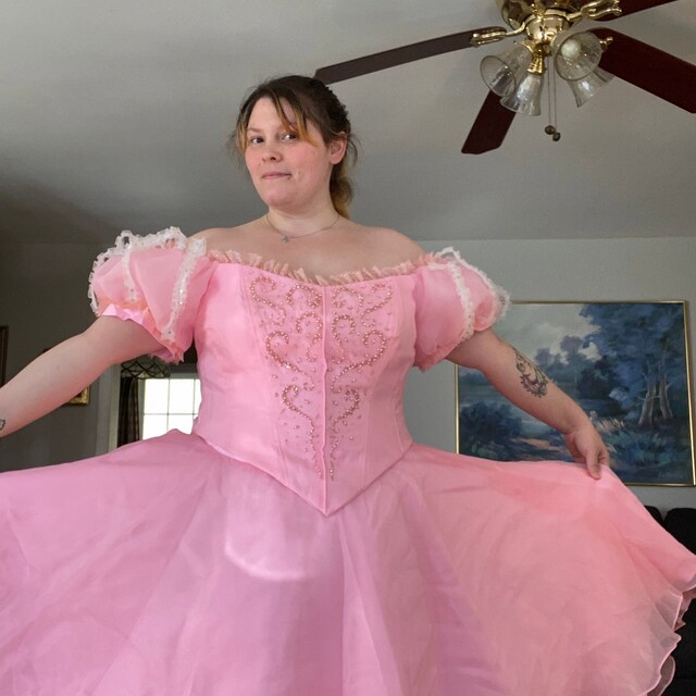 ariel pink dress broadway Ariel Broadway Costume Little Mermaid Inspired Dress