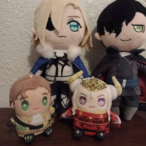 FE3H ぬいぐるみ - ディミトリ、クロード、エーデルガルト