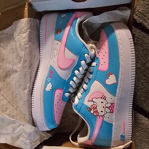 Custom Barbie Nike Air Force 1, Handpainted Pink Barbie Custom Nike AF1 Sneakers, the Nike Air