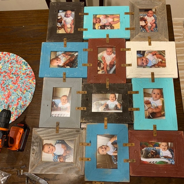 DIY 4X6 Multi Picture Frame Collage Kit for Multiple Pictures