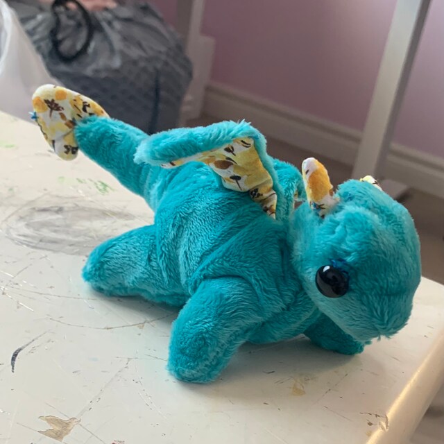 アートドール作家 ひよこ ドラゴン Tiny Dragon Stuffed Animal Sewing Pattern - PDF Digital