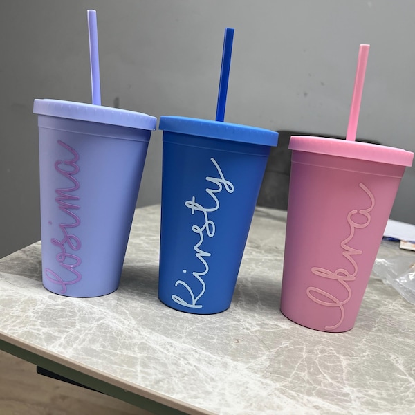 Personalised Water Bottle Vinyl, Name Sticker Vinyl Decal, Gym, Water ...