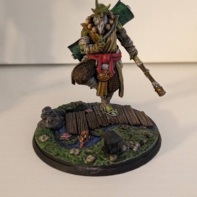 Figurine Résine Dragonborn Paladin 2 - Donjons & Dragons D&D RPG Fantasy Neuf