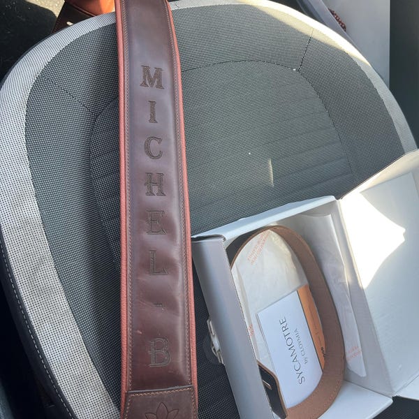Premium Leather Guitar Strap, Customizable Instrument Strap ...