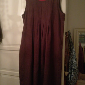 Long Linen Dress / Loose Linen Dress / Natural Linen Dress / - Etsy