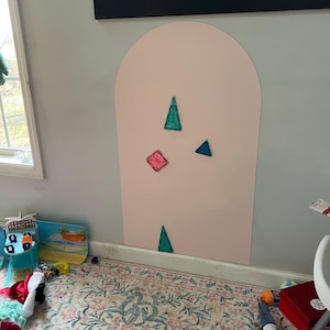 Magnetic chalkboard wall decal Magnetic wall decal playroom Montessori kids room Magnetic chalkboard for toddler gift - removable -