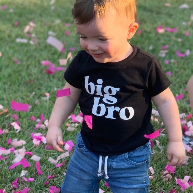 BIG BRO SHIRT Big Brother Big Brother Brother Announcement Brother Brother - Shirt Little Big Announcement Bro Etsy Lil Big Shirt Shirt