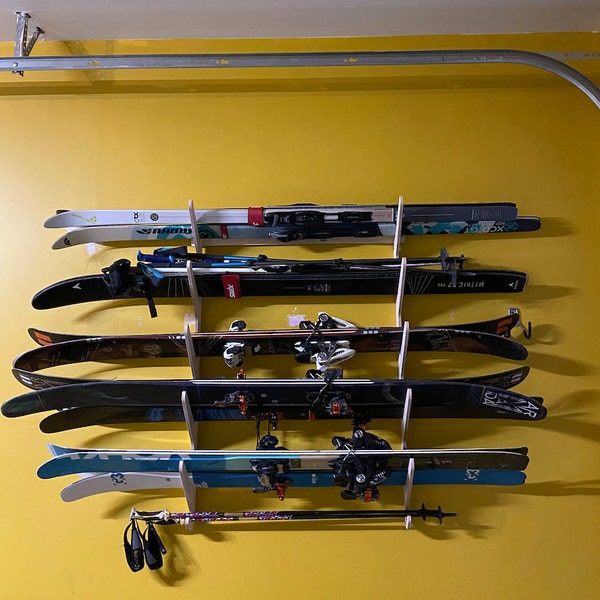 Rado Racks Snowboard and Ski Wall Rack - Etsy
