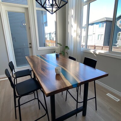 H 34 Inch, Table Legs for Kitchen Island, Counter Height, H Shape, 1 ...