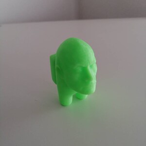 The Rock Imposter Custom Colors 3D Printed Fidget Toy 