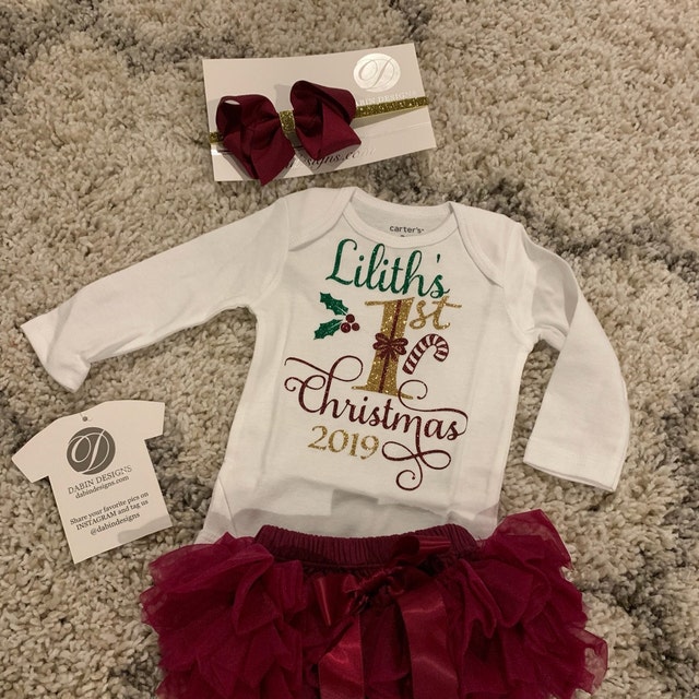 My first christmas clearance outfit baby girl target
