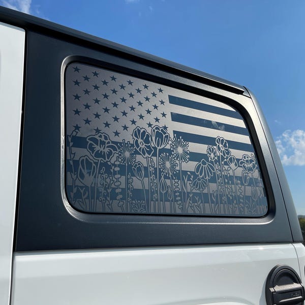 Fits 2018-2023 Chevy Traverse Rear 3rd Quarter Window Stars Only ...