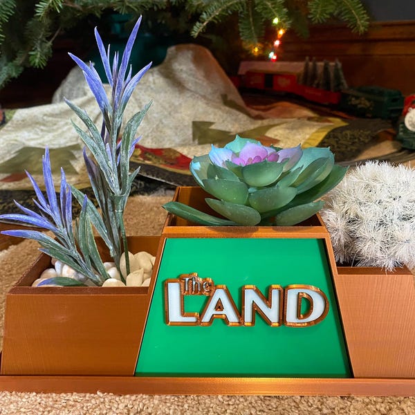 EPCOT the Land Pavilion Inspired Planter Disney Decor Gift Spring Gift ...