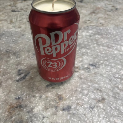 Dr Pepper Soy Candle Hand Poured Dr Pepper Soda Can Candle Custom ...