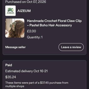 Kimberly added a photo of their purchase
