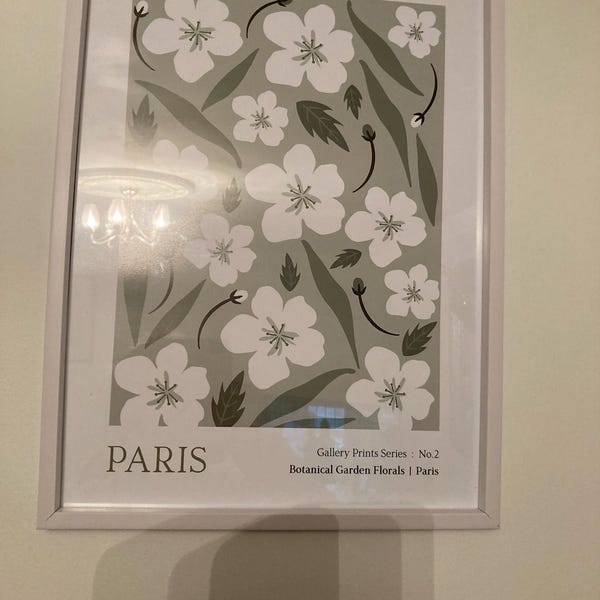 SET OF 3 UNFRAMED Flower Market Prints, Sage Green Botanical Wall Art ...