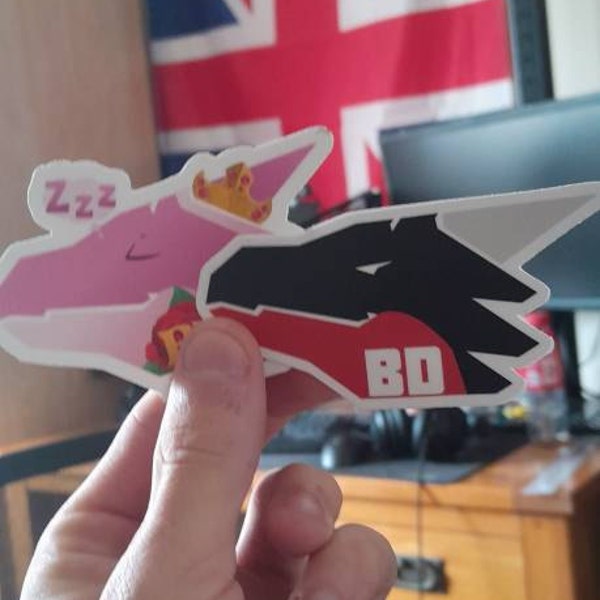 Bd Sticker Authentic Bad Dragon Logo Sticker: Glossy or Matte Finish - Etsy