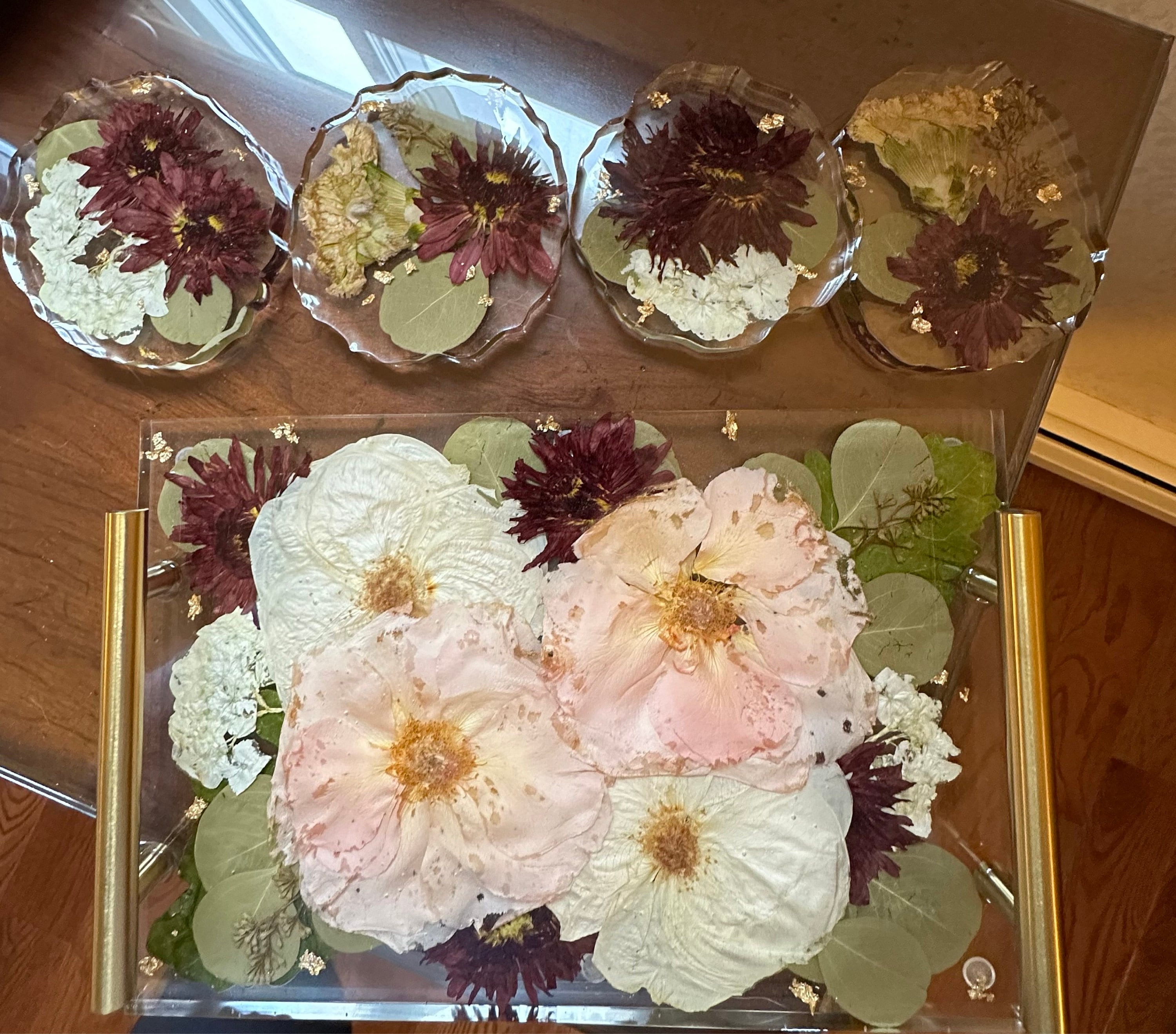 Preserved flowers from Kelly's etsy review