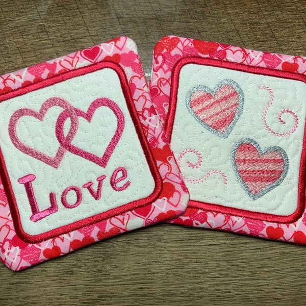 Valentine's Day Paper Coasters