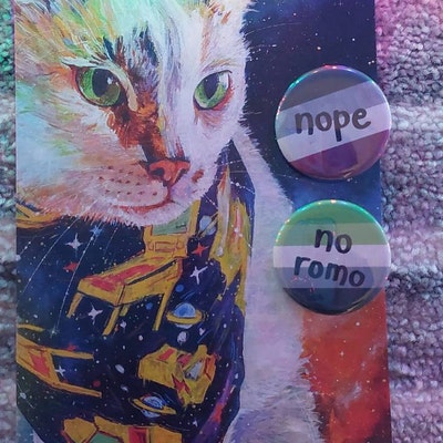 No Romo Aro Pride Button Pin - Etsy