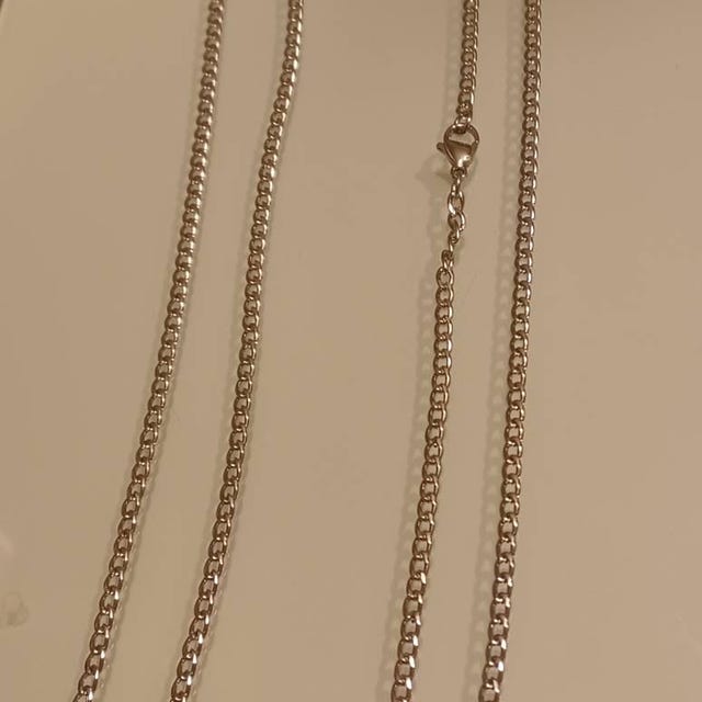 ネックレス・ペンダント Holly Chain Necklace [SIZE.1] Rover Stainless Steel Convertible Wheat Chain Necklace