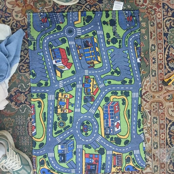 City Carpet Car Floor Mats (set of 4), Car Mats, 90s Nostalgia, Floor ...
