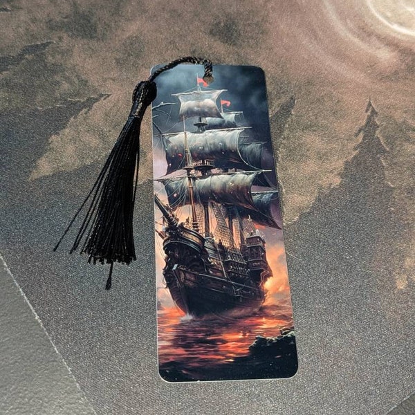 Pirate Ship Metal Bookmarks for Pirate Lovers- Handmade and Unique ...