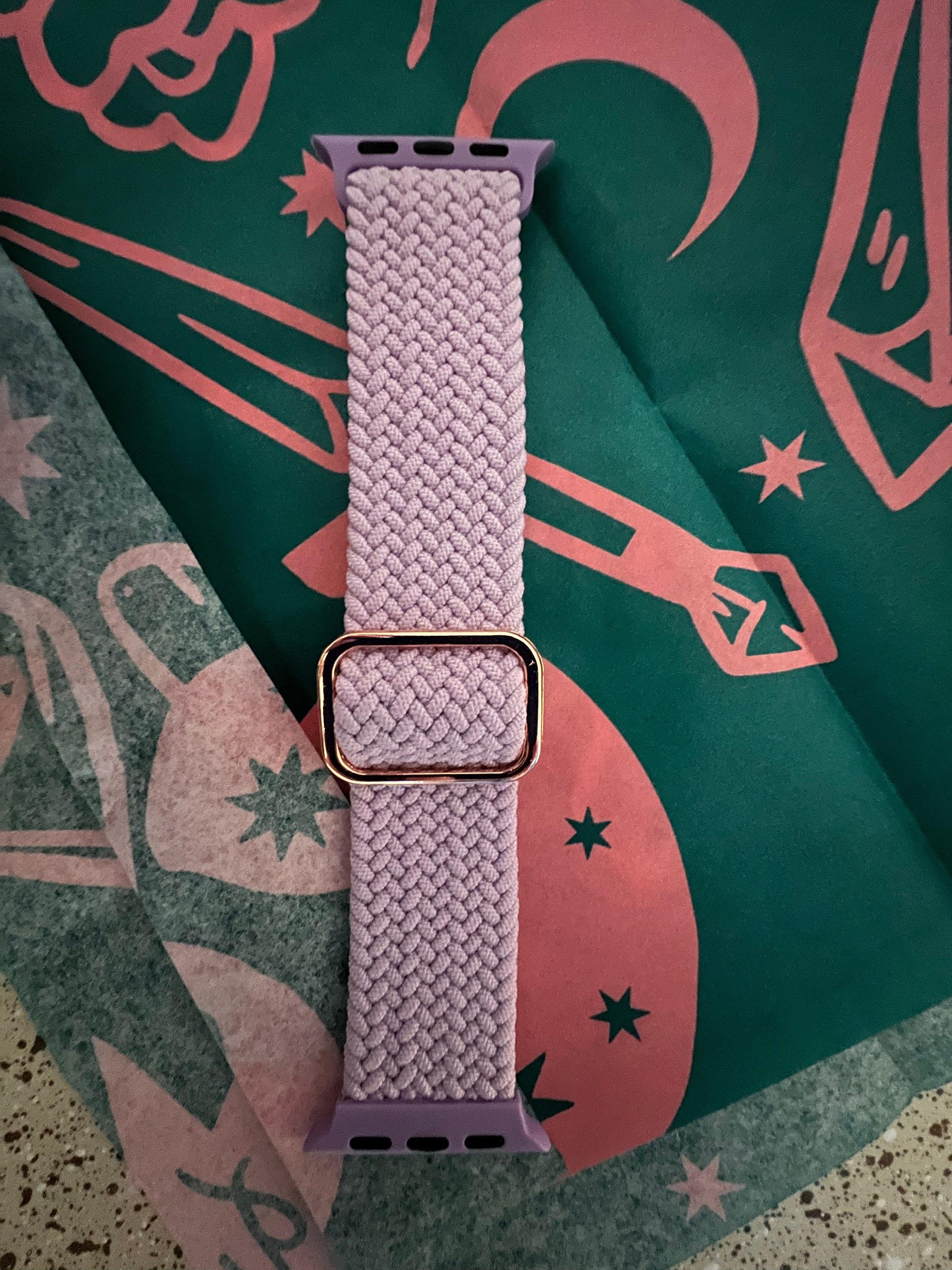 New color! Adjustable Braided Solo Loop Strap Band For Apple Watch Series 9 8 7 6 5 SE Knit Woven Band iWatch Loop 38mm 40mm 41 mm 42mm 49mm