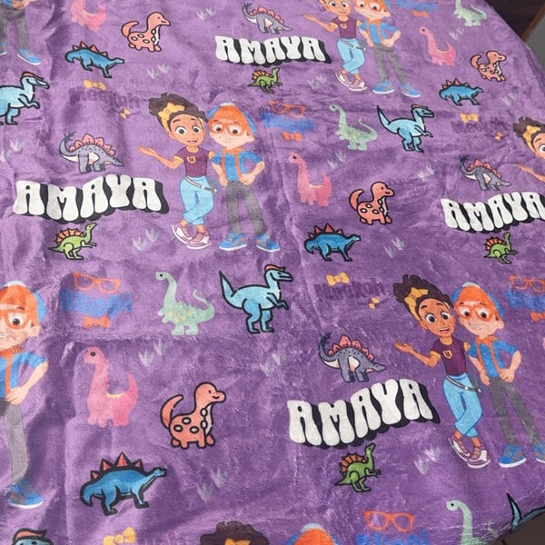 Kids Fill Our Hearts With Joy - Family Personalized Custom Blanket - Christmas Gift For Family Members