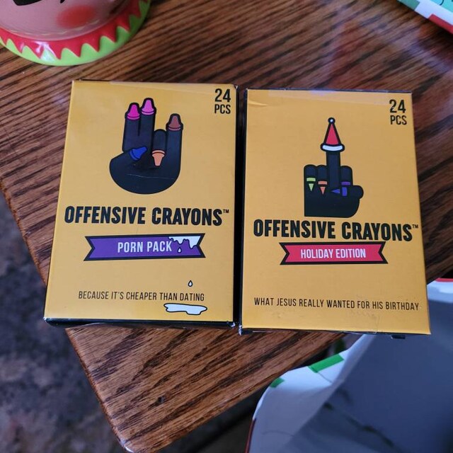 Offensive Crayons: Porn Pack /funny Gifts Gag Gift Funny 