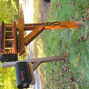Rustic Wooden Mailbox Metal Box Insert Made With Reclaimed - Etsy