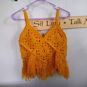 Black Eyelet Crochet Embroidered Sleeveless Boho Tank Top main image 1