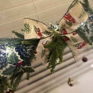 Christmas Ribbon Wired Edge Tree Home Decoration Gift Wrap Presents Bow Craft Xmas Glitter Festive Gifts