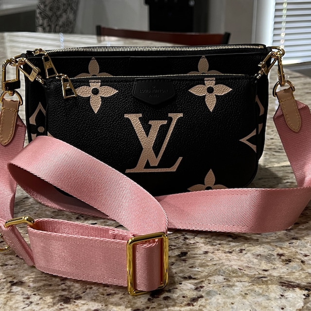 Multi Pochette Accessories Replacement Crossbody Strap Adjustable Wide Canvas Strap for LV Purse Shoulder Bags