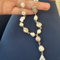 Freshwater Multiple-color Baroque Pearl Bracelet. Boho Pearl Bracelet ...