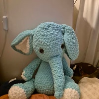 Anne the No Sew Elephant Crochet Pattern / Amigurumi Plushie PDF File ...