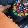 Artisanal Mexican Sweatshirt 100% Acrylan Blue 602559 main image 0