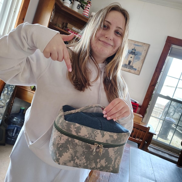Quilted Vanity Bag Sewing Pattern PDF With Video Tutorial – 3 Size ...