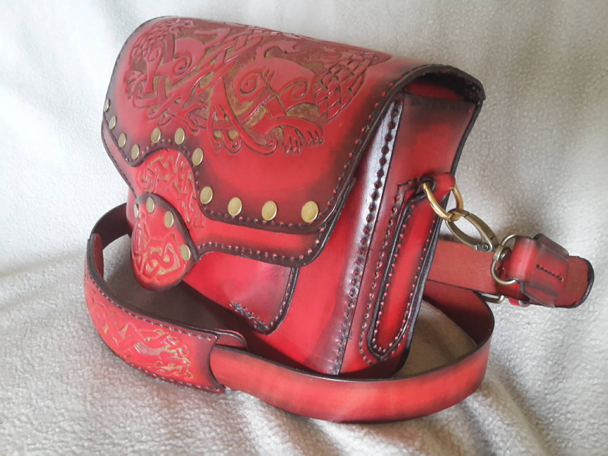 Leather Bag Pattern - Leather DIY - Pdf Download - Leather Pattern ...