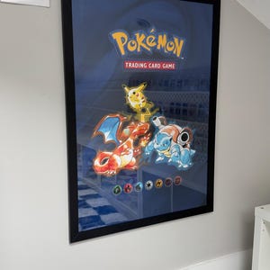 Pokemon Base Set Poster A1 - Vintage Booster Pack Artwork - Ken