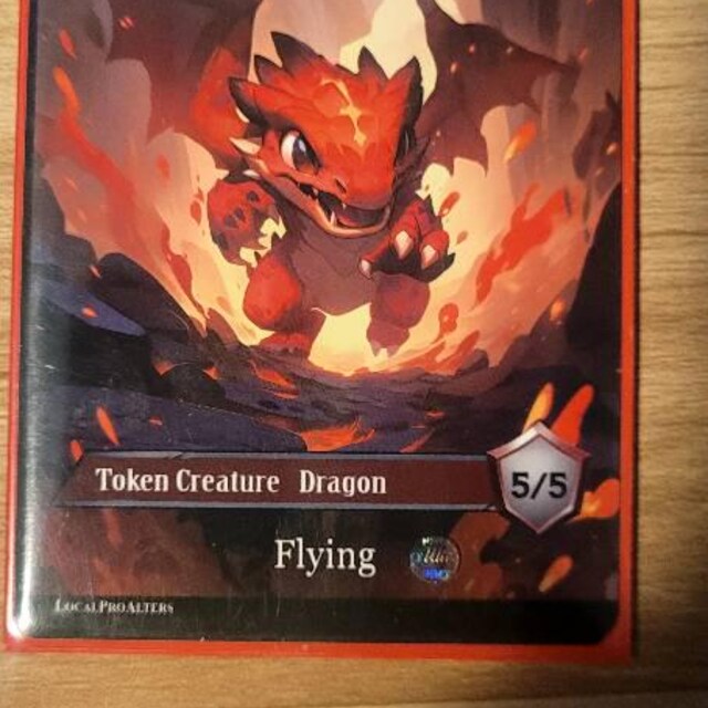 MTG 改変アートカード - 破滅の龍、ニコル・ボーラス // 復活の龍