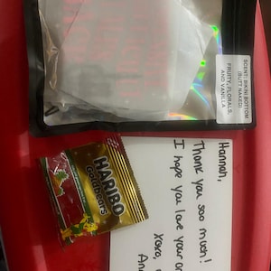 Hannah added a photo of their purchase
