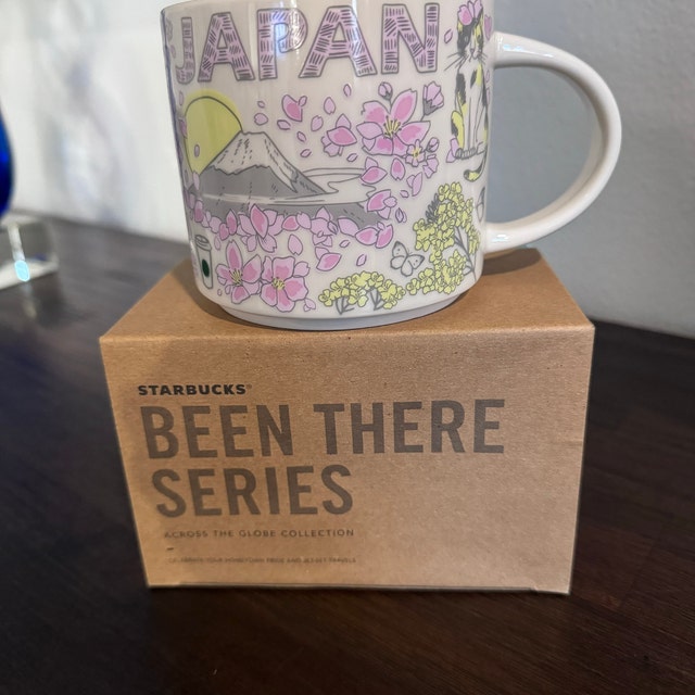 Starbucks Tasse 2021 Japon Been Là Séries 414ml Mt.Fuji Blanc Rouge