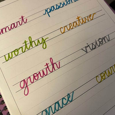 Hand Lettering DIGITAL DOWNLOAD 142 PAGES - Etsy