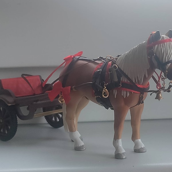Model Expo MS6022 Deux Horses Hitch Et Harnais (Horses Not Included